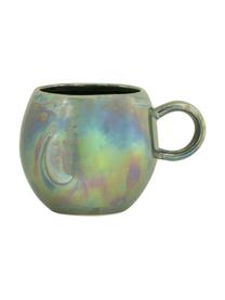 Tasse Pino mit effektvoller Glasur, Keramik, Grüntöne, Ø 9 x H 8 cm