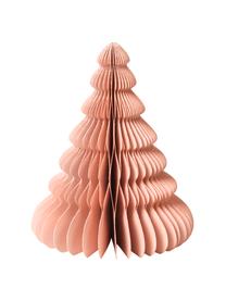 Pieza decorativa Paper Pine, Papel, Rosa palo, Ø 13 x Al 15 cm