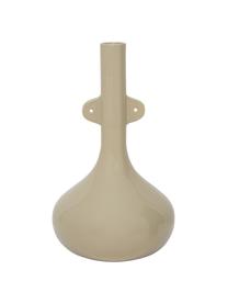 Handgefertigte Vase Figure aus Steingut, Steingut, Beige, glänzend, Ø 24 x H 41 cm