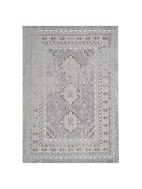 Žinylkový koberec ve vintage stylu Rebel, Světle šedá, krémová