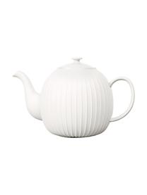 Théière porcelaine Fleur, 1 L, Porcelaine, Blanc crème, 1 l