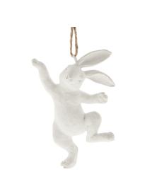 Lapin de Pâques à suspendre Semina, Polyrésine, Blanc, larg. 7 x haut. 10 cm