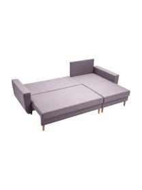 Sofa narożna z funkcją spania i miejscem do przechowywania Neo (4-osobowa), Tapicerka: 100% poliester, Jasny szary, S 230 x G 140 cm