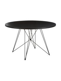 Table ronde avec tréteaux XZ3, Noir