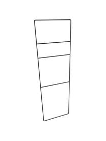 Metalen handdoekrek Estina, Staal, gepoedercoat, Zwart, B 55 x H 180 cm