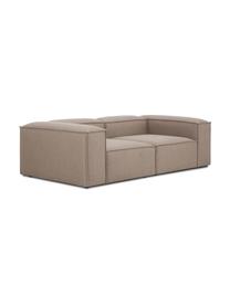 Modulares Sofa Lennon (3-Sitzer), Bezug: 100 % Polyester Der strap, Gestell: Massives Kiefernholz FSC-, Füße: Kunststoff, Webstoff Taupe, B 238 x T 119 cm
