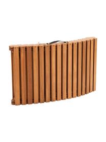 Holz-Gartenliege Sun Waver mit Polsterauflage, Akazienholz, lackiert, Akazienholz, Beige, B 54 x L 188 cm