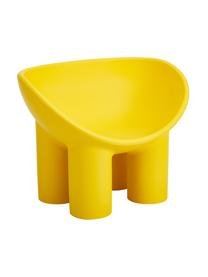 Designer Sessel Roly Poly, Polyethylen, im Rotationsgussverfahren hergestellt, Gelb, B 84 x T 57 cm