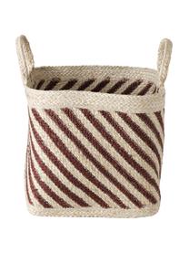 Corbeille de rangement artisanale Magura, 3 élém., Jute, Multicolore, Lot de différentes tailles