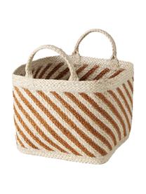 Corbeille de rangement artisanale Magura, 3 élém., Jute, Multicolore, Lot de différentes tailles