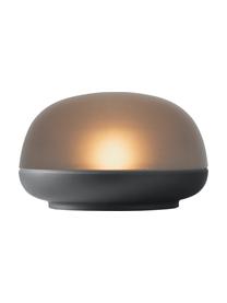 Lampada da tavolo portatile a LED con luce regolabile Soft Spot, Lampada: plastica, Grigio scuro, semitrasparente, Ø 11 x Alt. 7 cm