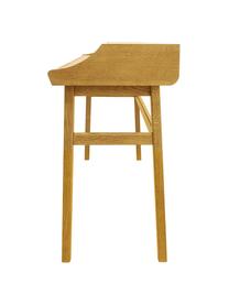 Bureau extensible Carteret, 115 x 44 - 68 cm, Brun clair, larg. 115 x haut. 83,5 cm