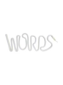 Lámpara neón LED Words, Plástico, Blanco, An 40 x Al 19 cm