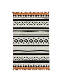 Tapis kilim ethnique Afar, Noir