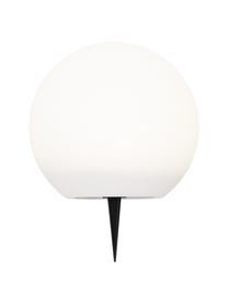 Lampada da terra solare Globy, Paralume: materiale sintetico, Bianco, Ø 25 x Alt. 23 cm