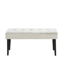 Banquette velours beige Glory, Velours beige, larg. 95 x haut. 45 cm