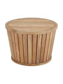 Zahradní odkládací stolek z teakového dřeva Circus, Recyklované teakové dřevo, Teakové dřevo, Ø 63 cm, V 43 cm