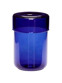 Opbergpottenset Transisto, 2-delig, Glas, Blauw, Pottenset S