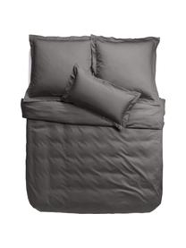 Baumwollsatin-Bettdeckenbezug Premium, Webart: Satin Fadendichte 400 TC,, Dunkelgrau, B 200 x L 200 cm