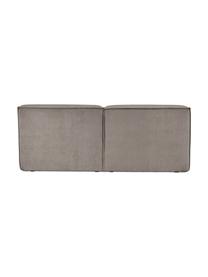 Cama tapizada en pana Lennon, con espacio de almacenamiento, Tapizado: pana (98% poliéster, 2% p, Estructura: madera de pino maciza con, Patas: madera con certificado FS, Pana gris pardo, An 180 x L 200 cm