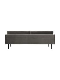 Sametová pohovka Moby (3místná), Taupe, Š 220 cm, H 95 cm