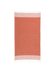 Fouta con flecos Ibiza, Terracota, An 100 x L 200 cm