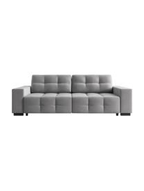 Sofa rozkładana z aksamitu Uvite (3-osobowa), Szary, S 250 x G 106 cm