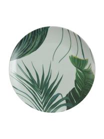 Serviesset Parrot Jungle van porselein, 6 personen (18-delig), Porselein, Groen, meerkleurig, patroon, Set met verschillende formaten