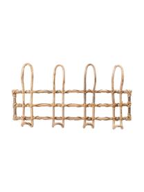 Perchero de pared Aga, 4 ganchos, Cañamo natural, Beige, An 52 x Al 27 cm