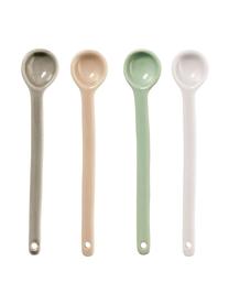 Cucharas de porcelana Coppetta, 4 uds., Porcelana, Multicolor, Set de diferentes tamaños