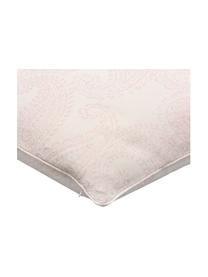 Federa arredo  ricamata Paisley, 80% cotone, 20% lino, Rosa, Larg. 50 x Lung. 50 cm