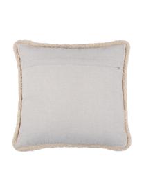 Coussin 40x40 Noël Timber, Gris, blanc, beige, larg. 40 x long. 40 cm