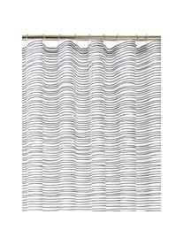 Douchegordijn Ystad, 100% polyester
Waterafstotend, niet waterdicht, Wit, zwart, 180 x 200 cm