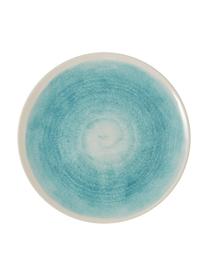 Assiette plate artisanale céramique Pure, 6 pièces, Céramique, Bleu, blanc, Ø 26 cm