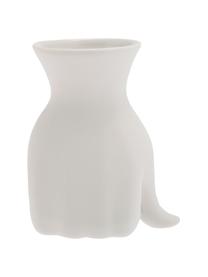 Vaso di design in porcellana Marcel, Porcellana, Bianco, Larg. 11 x Alt. 18 cm