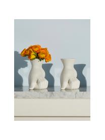 Kleine Designer-Vase Marcel aus Porzellan, Porzellan, Weiss, B 11 x H 18 cm