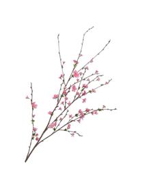 Ramo di fiori di ciliegio artificiale rosa, Materiale sintetico, filo metallico, Rosa, Lung. 97 cm