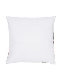 Housse de coussin 45x45 Papaya, 100 % coton, Blanc, noir, orange, larg. 45 x long. 45 cm