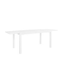 Mesa para exterior extensible Hilde, tamaños diferentes, Blanco, An 160-240 x F 90 cm