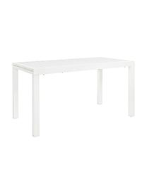 Tavolo allungabile da giardino bianco Hilde, in diverse dimensioni, Bianco, Larg. 160 a 240 x Prof. 90 cm