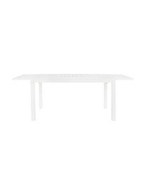 Table de jardin blanche extensible Hilde, de différentes tailles, Blanc, larg. de 160 à 240 x prof. 90 cm