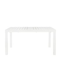 Tavolo allungabile da giardino bianco Hilde, in diverse dimensioni, Bianco, Larg. 160 a 240 x Prof. 90 cm