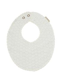 Bavoir Protect, 100 % coton bio, Gris, blanc, larg. 20 x long. 23 cm