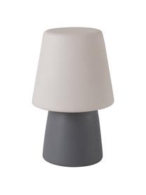 Lámpara de mesa LED a pilas No. 1, Plástico, Blanco, gris, Ø 7 x Al 12 cm