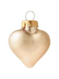 Kerstballen Evergreen, 12 stuks, Lichtbeige, B 5 cm x H 4 cm