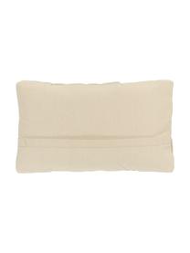 Geweven kussenhoes Norman in lichtbeige, Beige, B 30 x L 50 cm