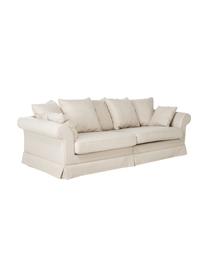 Sofa Nobis (3-osobowa), Tapicerka: poliester, Kremowa tkanina, S 264 x G 111 cm