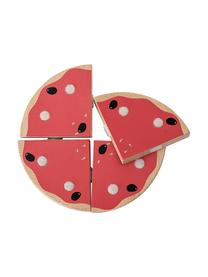 Spiel-Set Pizza, 15-tlg., Schichtholz, Birkenholz, Mehrfarbig, B 20 x H 3 cm