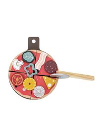 Spiel-Set Pizza, 15-tlg., Schichtholz, Birkenholz, Mehrfarbig, B 20 x H 3 cm