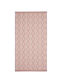 Tapis d'extérieur ethnique Capri, Blanc, rouge